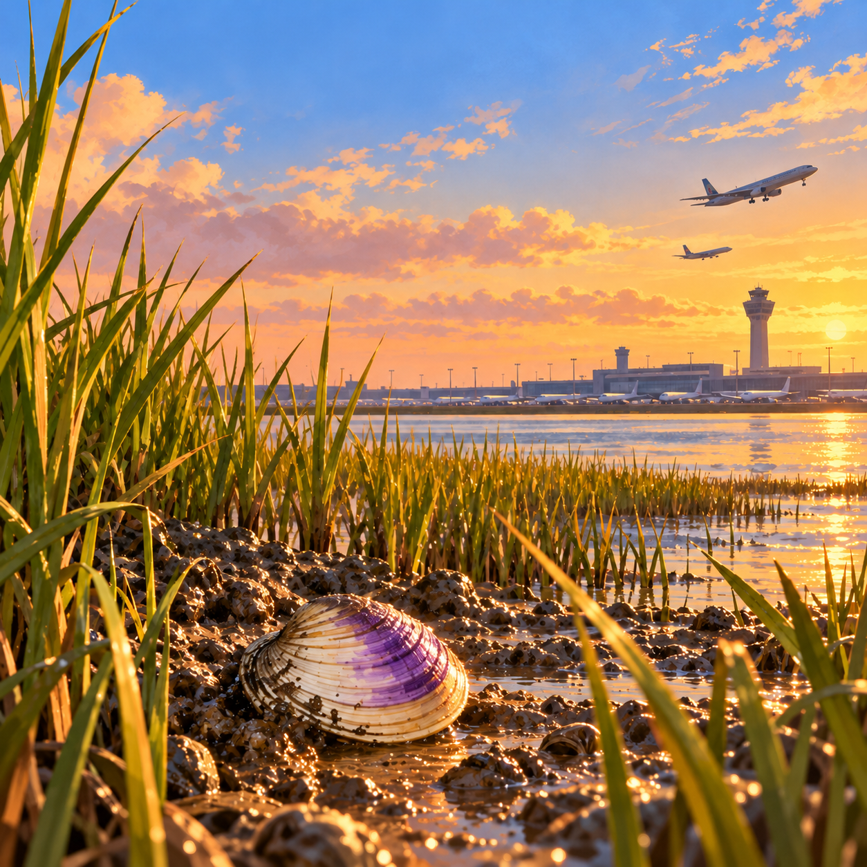 Wampum marshes and jets icon